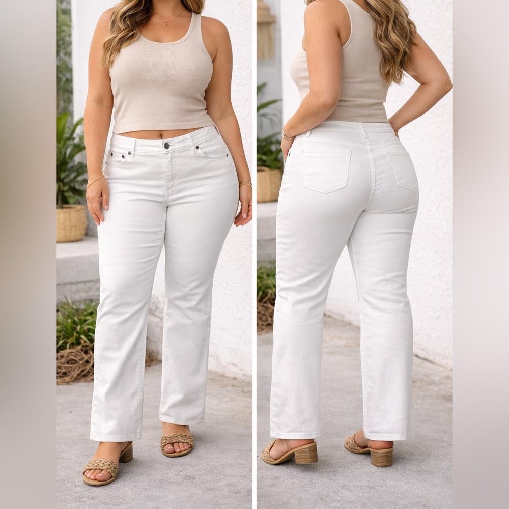 Rider by Lee White boot cut Jeans for Women 12
